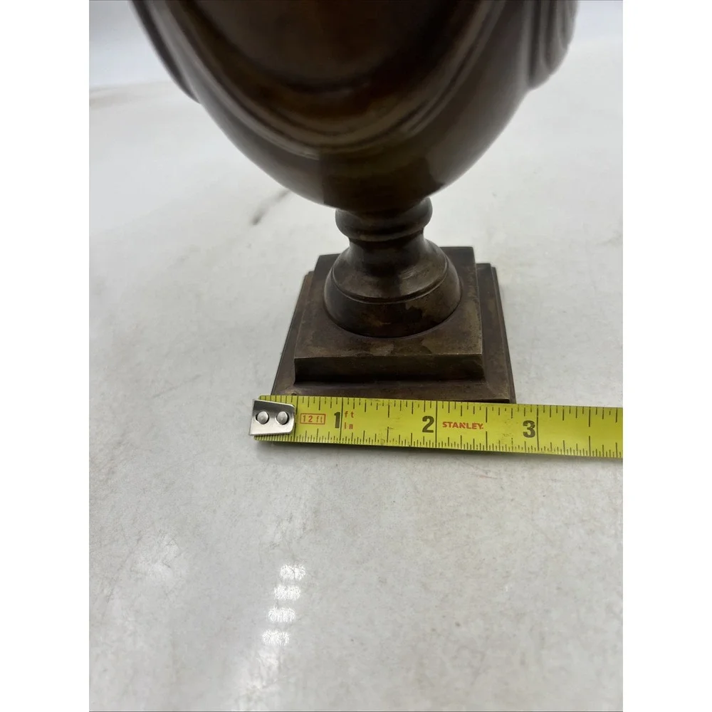 Vintage Bronze Urn Ancient Bronze Amphora Made In India 8